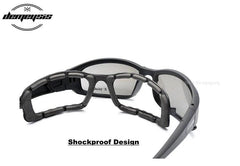 Daisy Polarized Tactical Sunglasses - 4 Lenses, UV Protection, Extendable - dealskart.com.au