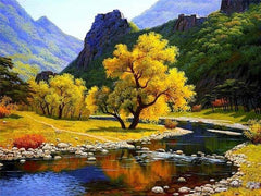 DIY Home Décor Oil Painting Landscape Canvas - dealskart.com.au