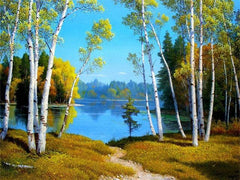 DIY Home Décor Oil Painting Landscape Canvas - dealskart.com.au