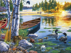 DIY Home Décor Oil Painting Landscape Canvas - dealskart.com.au