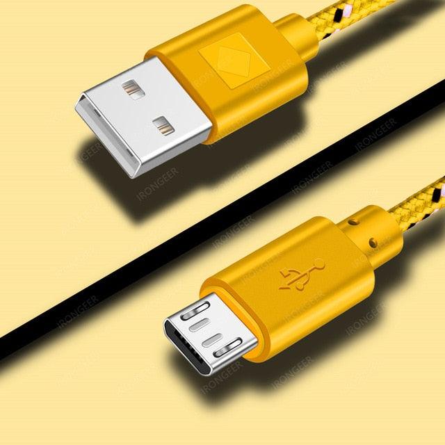 Micro USB Cable with Kevlar® Braid Fast Charging and Durable - dealskart.com.au