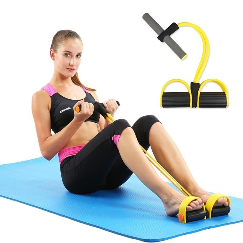 Elastic Pull Ropes Abdominal Lower Belly Exerciser - dealskart.com.au