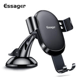Essager Gravity Car Phone Holder For iPhone Samsung Universal Mount Holder For Phone in Car Cell Mobile Phone Holder Stand - dealskart.com.au