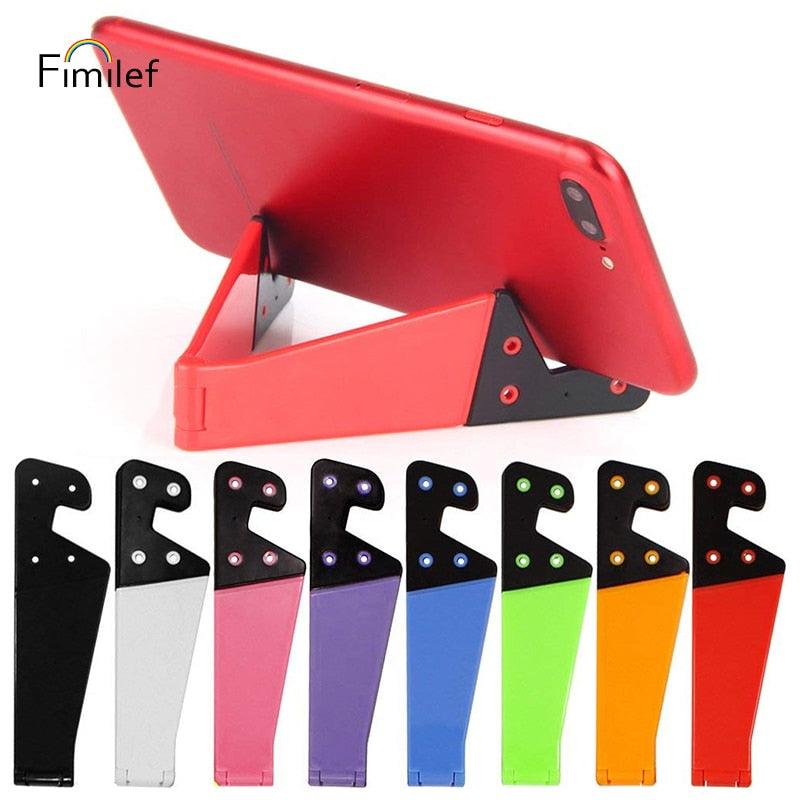 Fimilef Phone Holder Foldable Cellphone Support Stand for iPhone X Tablet Samsung S10 Adjustable Mobile Smartphone Holder Stand - dealskart.com.au