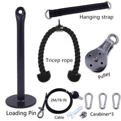 Fitness Pulley System for Triceps and Muscle Training - dealskart.com.au