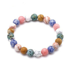 Galaxy Solar System Bracelet Universe Nine Planets Natural Stone Stars Earth Moon Bracelet For Women Man Fashion Jewelry - dealskart.com.au