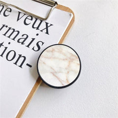 Glossy Popular Marble Expanding Phone Stand Grip Finger Rring Support Anti-Fall Round Foldable Mobile Phone Holder for iPhone 11 - dealskart.com.au