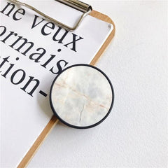 Glossy Popular Marble Expanding Phone Stand Grip Finger Rring Support Anti-Fall Round Foldable Mobile Phone Holder for iPhone 11 - dealskart.com.au