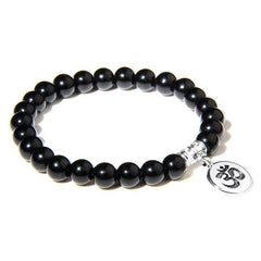 Handmade Natural Stone Lotus Ohm Buddha Beads Bracelet Pink Zebra Stone Lotus Charm Bracelet for Women Men Yoga Jewelry Gifts - dealskart.com.au