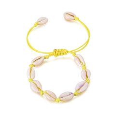 Iparam Customized Sea Shell Beads Bracelet - For Women - dealskart.com.au