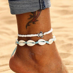 Iparam Customized Sea Shell Beads Bracelet - For Women - dealskart.com.au