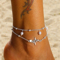 Iparam Customized Sea Shell Beads Bracelet - For Women - dealskart.com.au