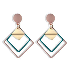 Iparam Women's Geometric Design Charming Earrings - Metal Toned - dealskart.com.au