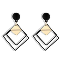 Iparam Women's Geometric Design Charming Earrings - Metal Toned - dealskart.com.au