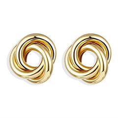 Iparam Women's Geometric Design Charming Earrings - Metal Toned - dealskart.com.au