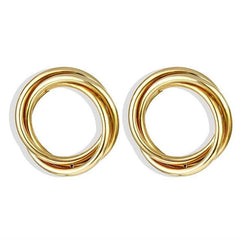 Iparam Women's Geometric Design Charming Earrings - Metal Toned - dealskart.com.au