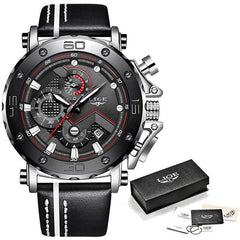 LIGE Men’s Luxury Chronograph Watch- Military Edition - dealskart.com.au