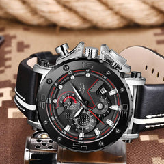 LIGE Men’s Luxury Chronograph Watch- Military Edition - dealskart.com.au