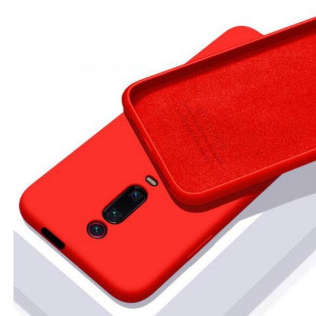 Liquid Silicone Case For Xia-omi Mi Note 10 Pro 9 SE 9T Pro A3 A2 Lite Slim Soft Cover For Xiaomi Redmi Note 9s 8 Pro 7 8T 7A 8A - dealskart.com.au
