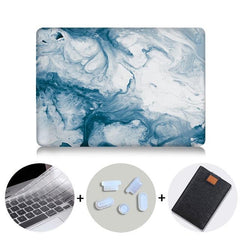 Marble Design MacBook Case With Bag & Keyboard Cover - dealskart.com.au