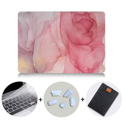 Marble Design MacBook Case With Bag & Keyboard Cover - dealskart.com.au