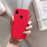 matte silicone phone case on for huawei honor play 8x max 8A 8C view 20 v20 8 9 10 lite 7x 7s 7a 7c pro v10 candy color cover - dealskart.com.au