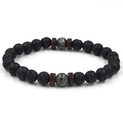 MCLLROY Tibetan Buddha Moonstone Beads Bracelet - Natural - dealskart.com.au