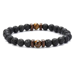 MCLLROY Tibetan Buddha Moonstone Beads Bracelet - Natural - dealskart.com.au