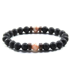 MCLLROY Tibetan Buddha Moonstone Beads Bracelet - Natural - dealskart.com.au