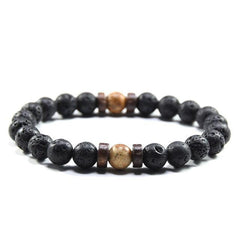 MCLLROY Tibetan Buddha Moonstone Beads Bracelet - Natural - dealskart.com.au