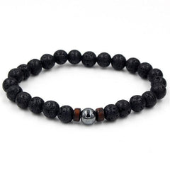 MCLLROY Tibetan Buddha Moonstone Beads Bracelet - Natural - dealskart.com.au