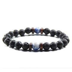 MCLLROY Tibetan Buddha Moonstone Beads Bracelet - Natural - dealskart.com.au