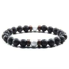 MCLLROY Tibetan Buddha Moonstone Beads Bracelet - Natural - dealskart.com.au