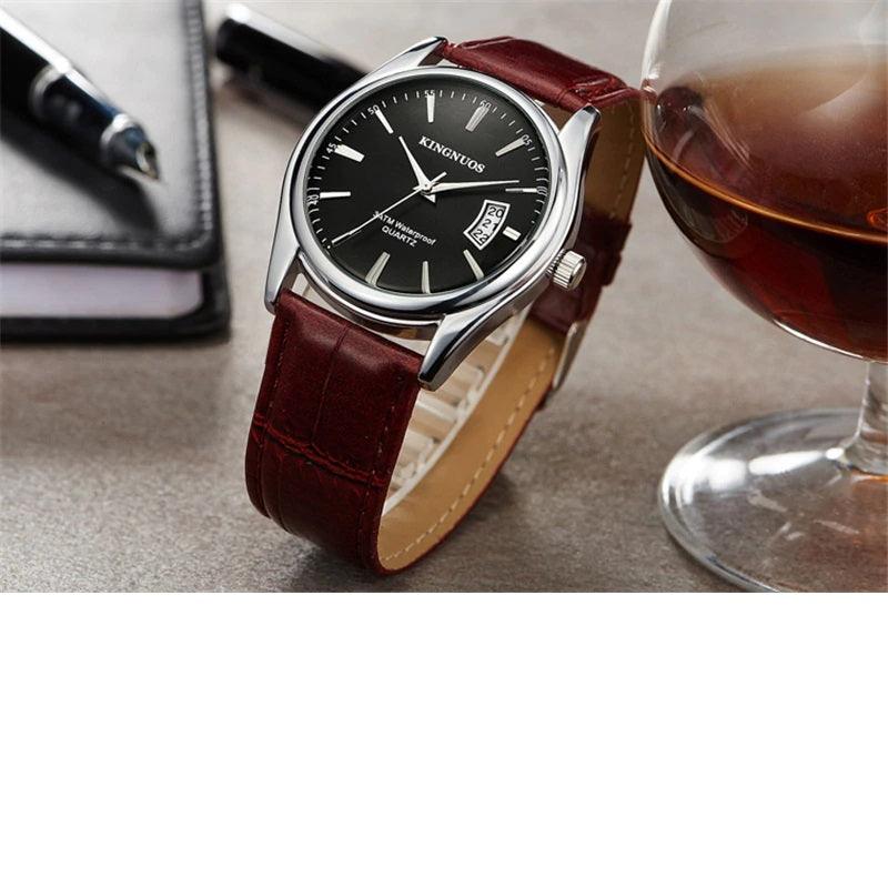 Men Luxury Sports Quartz Wristwatch Waterproof up to 30m - dealskart.com.au