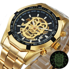 Men’s Automatic Mechanical Skeleton Luxury Watch - dealskart.com.au