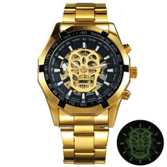 Men’s Automatic Mechanical Skeleton Luxury Watch - dealskart.com.au