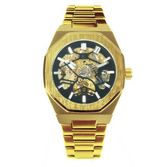 Men’s Automatic Mechanical Skeleton Luxury Watch - dealskart.com.au