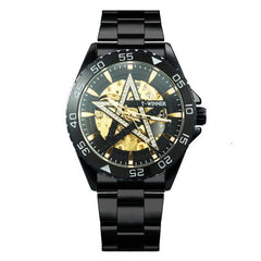 Men’s Automatic Mechanical Skeleton Luxury Watch - dealskart.com.au