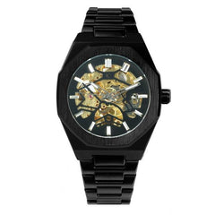 Men’s Automatic Mechanical Skeleton Luxury Watch - dealskart.com.au