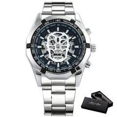 Men’s Automatic Mechanical Skeleton Luxury Watch - dealskart.com.au