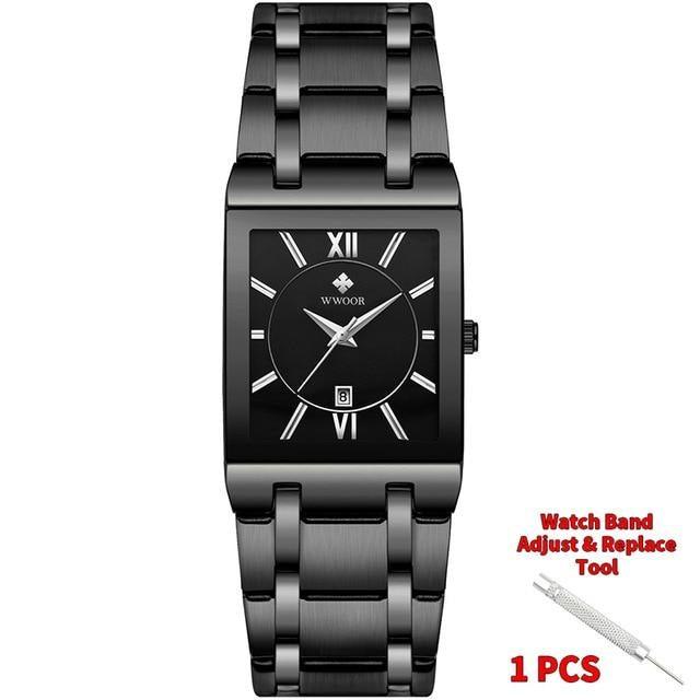 Men’s Classic Stainless-Steel Waterproof Watch - dealskart.com.au