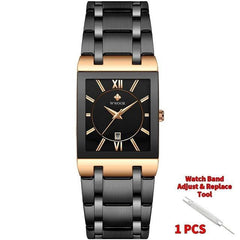 Men’s Classic Stainless-Steel Waterproof Watch - dealskart.com.au