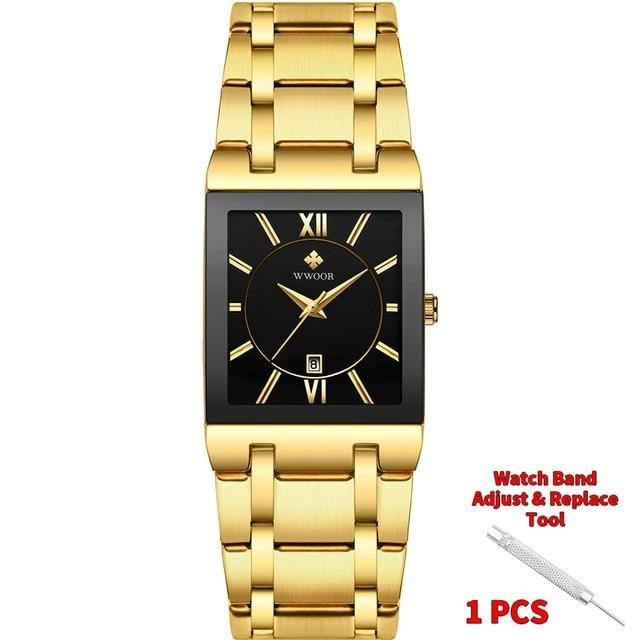 Men’s Classic Stainless-Steel Waterproof Watch - dealskart.com.au