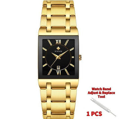 Men’s Classic Stainless-Steel Waterproof Watch - dealskart.com.au