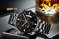 Men’s Luxury Fashion Quartz Wristwatch - dealskart.com.au