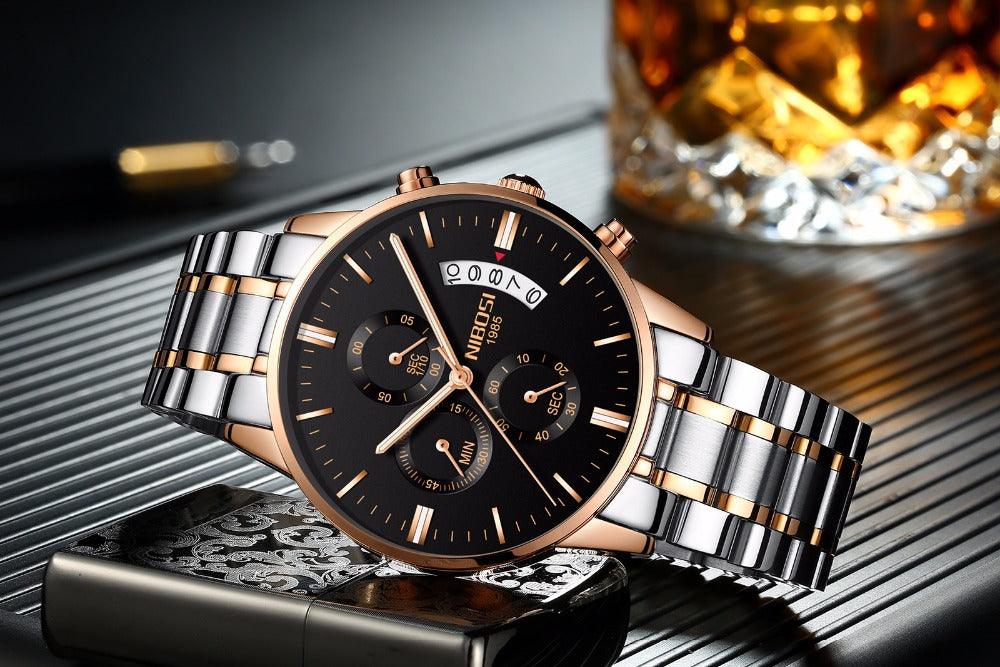 Men’s Luxury Fashion Quartz Wristwatch - dealskart.com.au