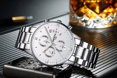 Men’s Luxury Fashion Quartz Wristwatch - dealskart.com.au