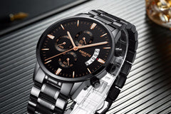 Men’s Luxury Fashion Quartz Wristwatch - dealskart.com.au