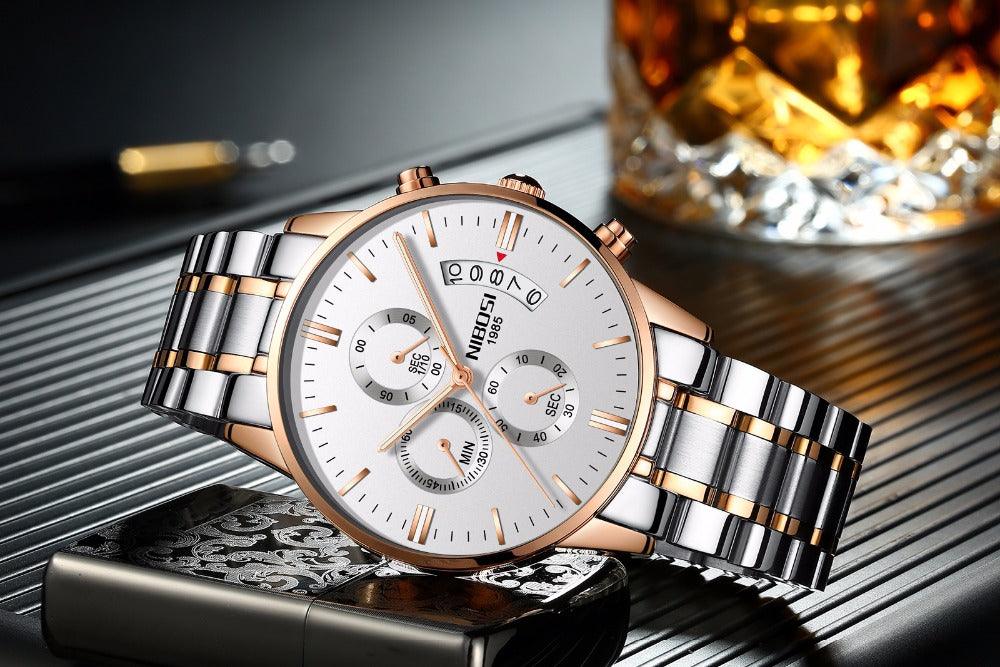 Men’s Luxury Fashion Quartz Wristwatch - dealskart.com.au