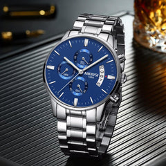 Men’s Luxury Fashion Quartz Wristwatch - dealskart.com.au